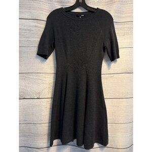 NWT Aqua Cashmere Black Short-Sleeve Dress Size S